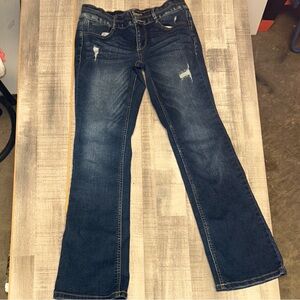 Mudd Dark Blue Straight Leg Women's Jeans